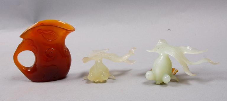 PARTI KINA, 3 delar, bla sten, 1900-tal.