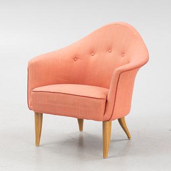 Kerstin Hörlin-Holmquist, a 'Lilla Adam' armchair, Nordiska Kompaniet, Sweden, mid 20th century.