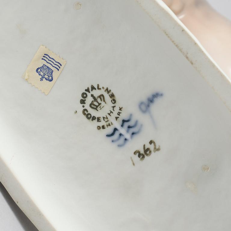 A porcelain figurine by Lauritz Jensen for Royal Copenhagen, second half of the 20th century.