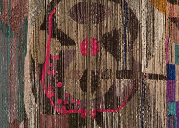 Oili Mäki, a tapestry, signed Oili Mäki.