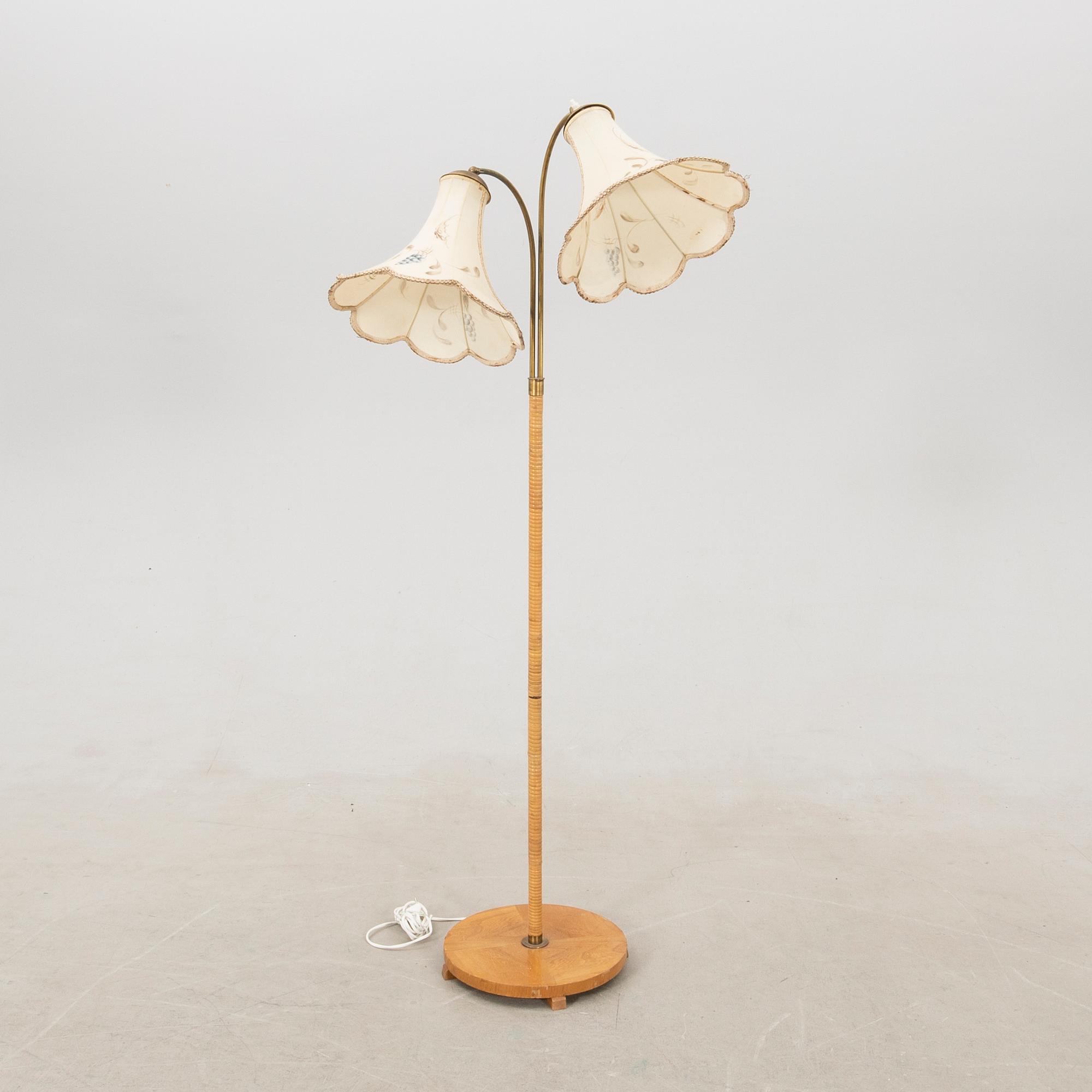 Floor lamp, 1940s.