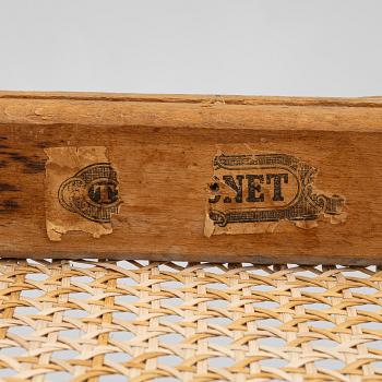 A matched pair of armchairs from Thonet, circa 1900 and late 20th Century.