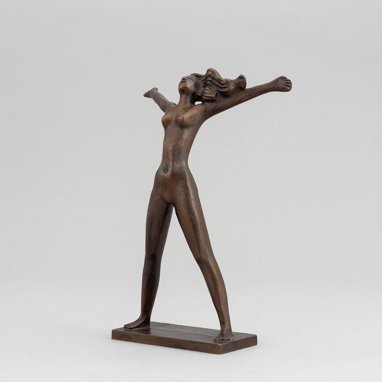 Stig Blomberg, a bronze sculpture, signed.