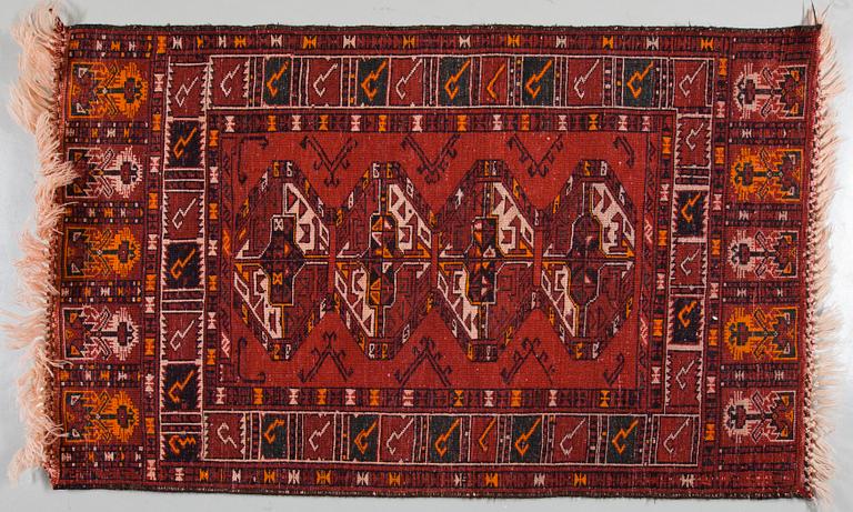 MATTOR, 2 st, Afghan, 1900-talets slut, 188x100 cm och 120x74 cm.