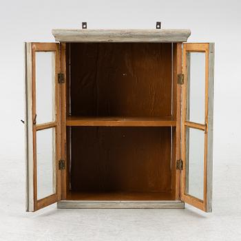 A wall cabinet, late 19th Century.