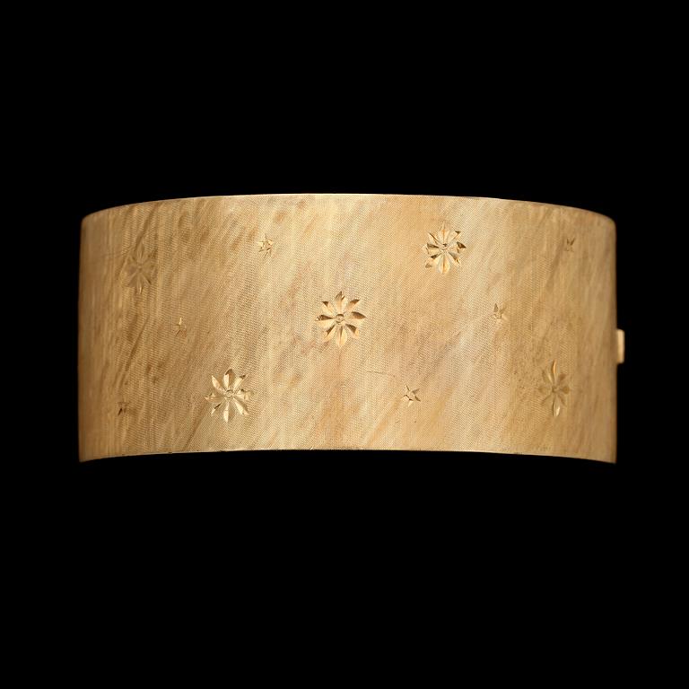 ARMBAND, 18K guld, 1900-talets mitt. Vikt ca 75 g.