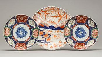 FAT, 3 st, porslin, Kina 1800-tal.