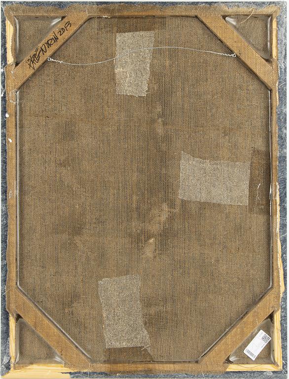 Karl Norin, vacuum sealed synthetic fur, signed and dated 2013 verso.