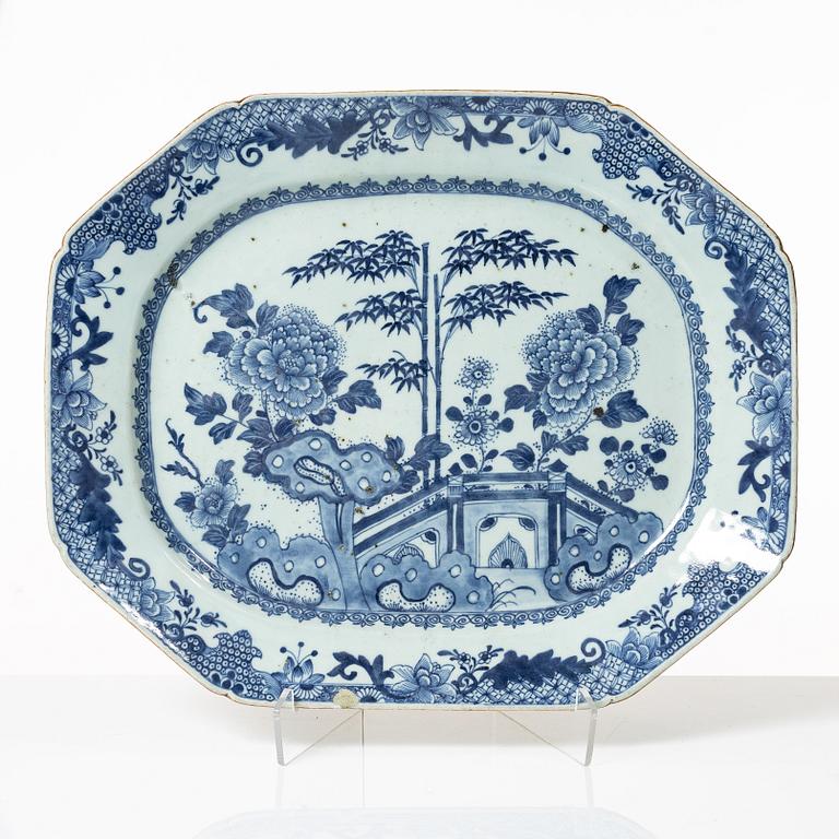 A porcelain dish, China, Qing dynasty, Qianlong 1736-95.