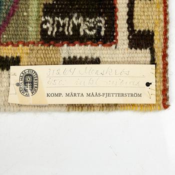 Märta Måås-Fjetterström, a 'Maskros' textile, signed AB MMF.