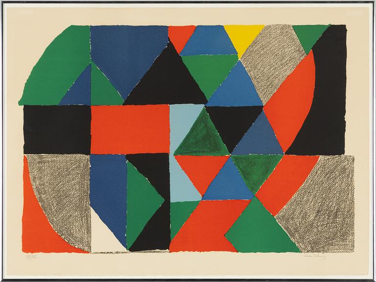 Sonia Delaunay, Abstrakt komposition.