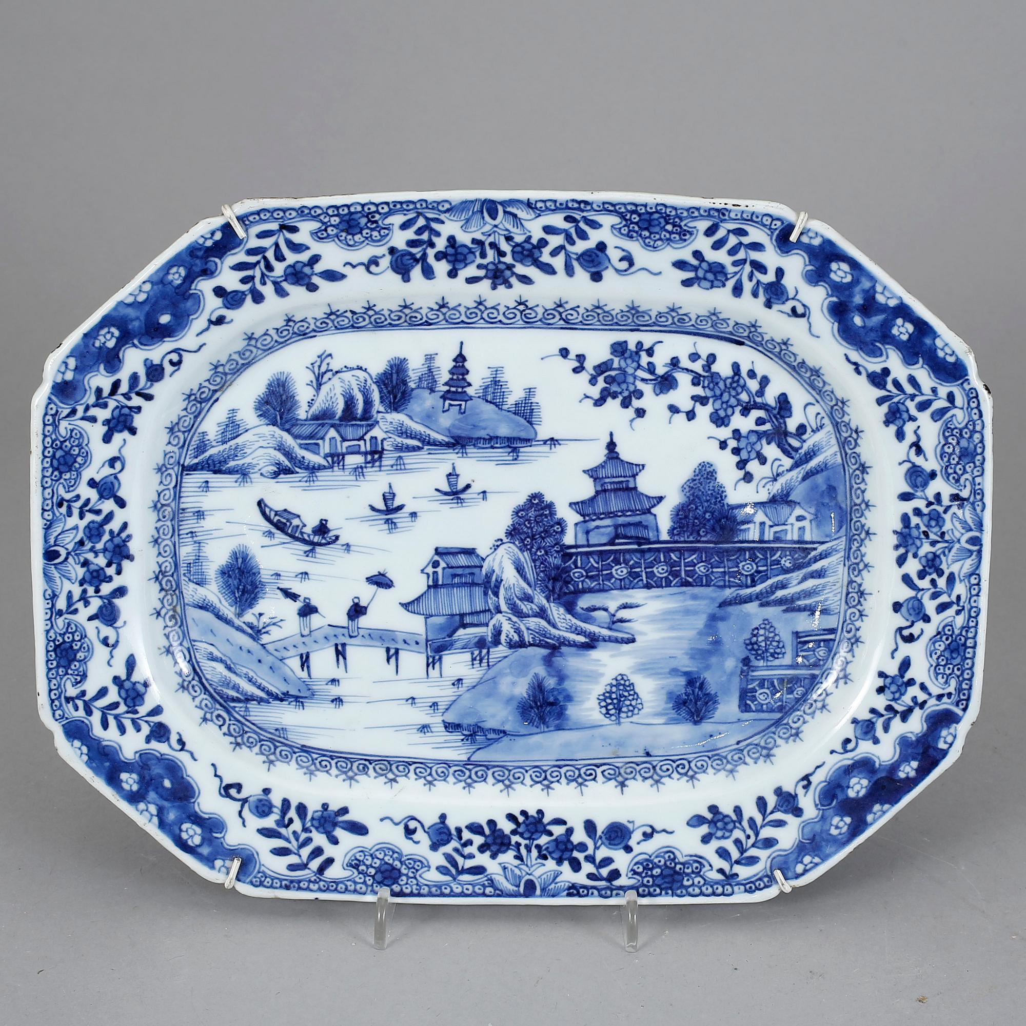 STEKFAT, kompaniporslin, Kina, Qianlong (1736-95).