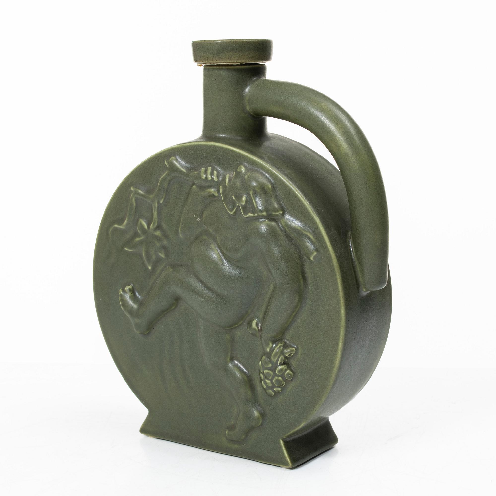 a carafe with stopper, Höganäs.
