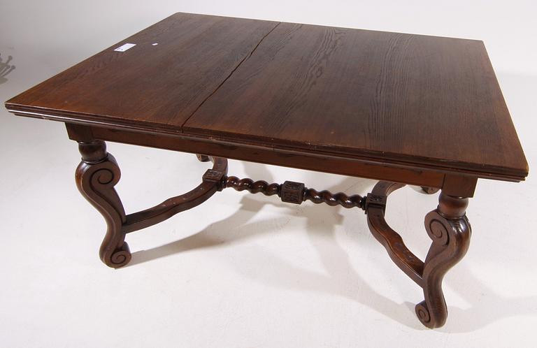 MATSALSGRUPP, 8 delar, barockstil, tidigt 1900-tal.
