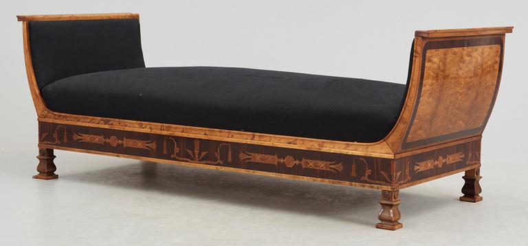 A Swedish Grace couch, possibly by Carl Malmsten, Svenska Möbelfabrikerna, Bodafors , 1920's.