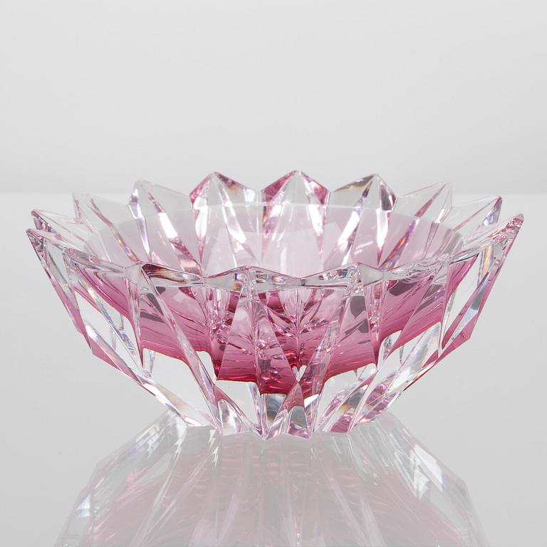 SKÅL, glas, "Näckros" signerad Aimo Okkolin -69. Riihimäen Lasi Oy.