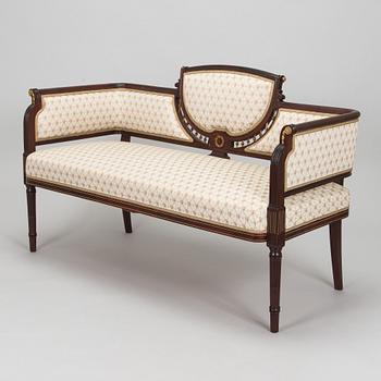 A six-piece furniture set, Nikolai Boman's, Turku, 1890s.