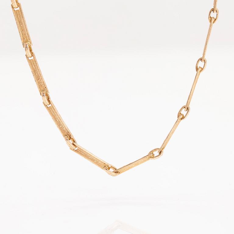 Björn Weckström, a 14K gold necklace 'Seita', Lapponia 1978.