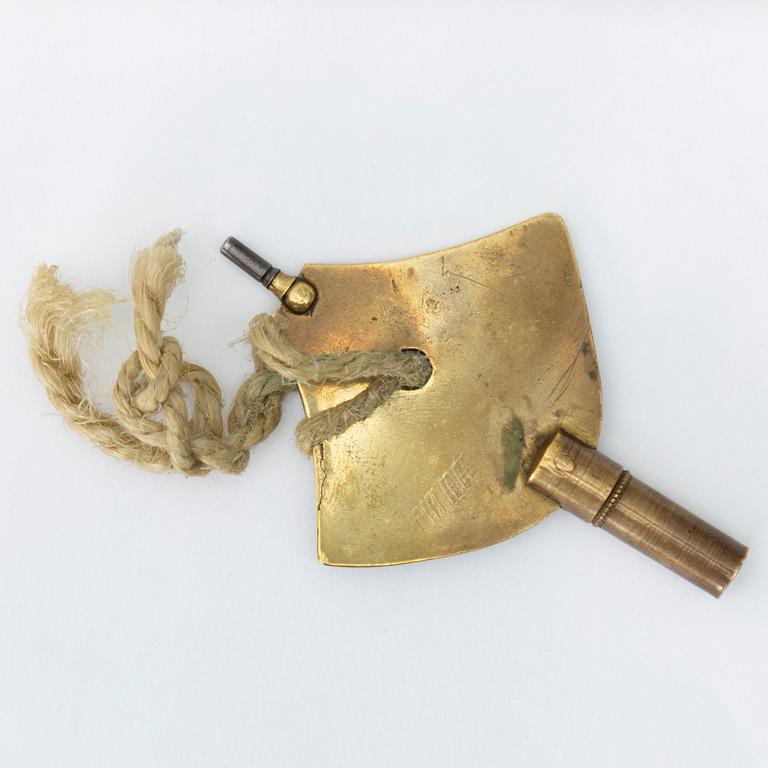 A Neo-rococo wall clock by Johan W. Berg, Karlstad, Sweden, ca. 1860.