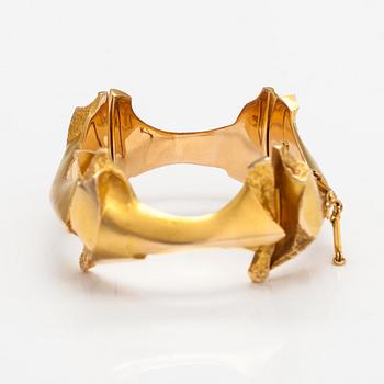 Björn Weckström, "Charisma", a 14K gold bracelet. Lapponia 1974.