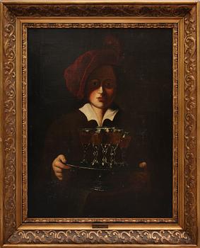OKÄND KONSTNÄR, olja på duk, dubblerad, ej signerad, Holland/England, 1800-tal.