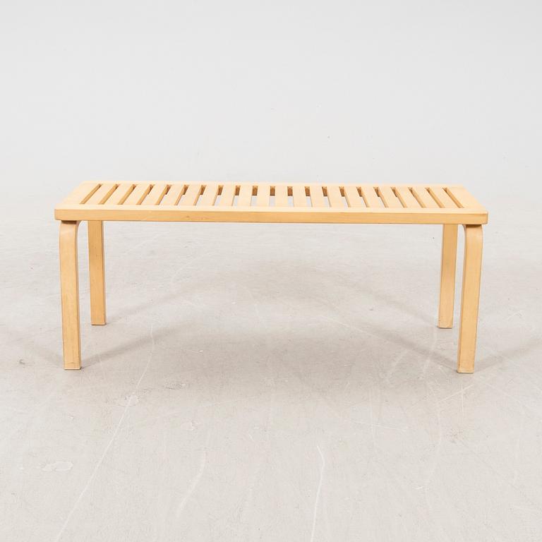An Alvar Aalto birch bench model 153 Artek Finland.