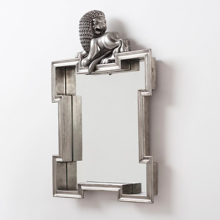 Anna Petrus, An Anna Petrus pewter mirror, Svenskt Tenn, Sweden 1929.