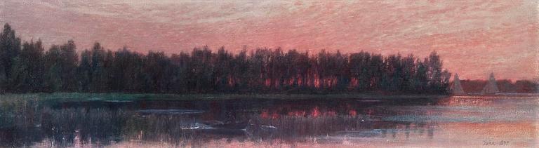 Johan Axel Gustav, "J.A.G." Acke, AFTONRODNAD.