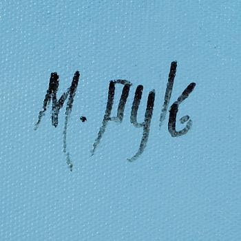 MADELEINE PYK, olja på duk, signerad.