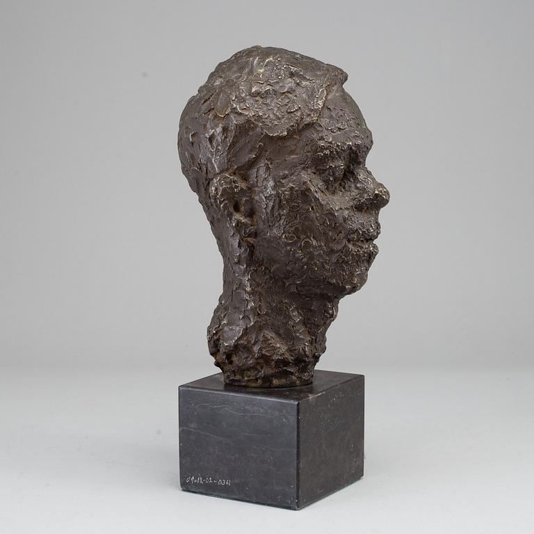 NINNAN SANTESSON, Bronze head, sugned, foundry mark.