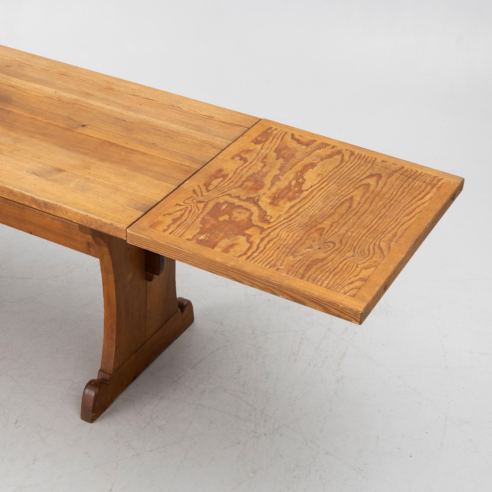 Nordiska Kompaniet, a 'Lovö' dining table, 1940s.