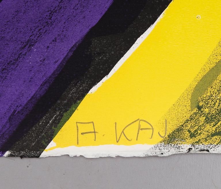 ALEXANDRE KAJ LINDSTRÖM, färglitografi, signerad och numrerad 103/130.