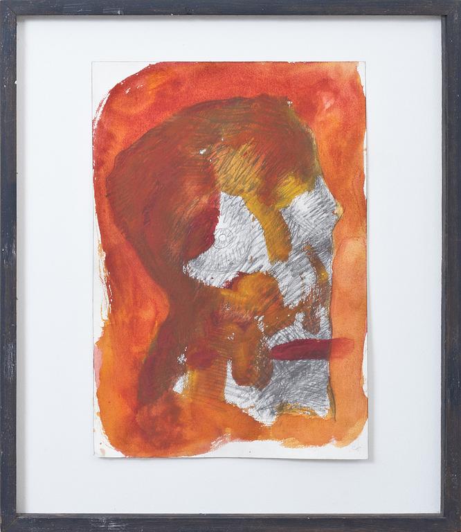 CLAES EKLUND, blandteknik på papper, signerad.