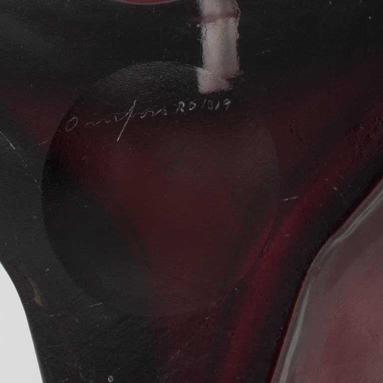 Carl Fagerlund, a table light, Orrefors.