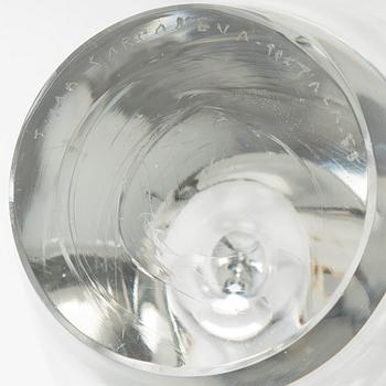 Timo Sarpaneva, skulptur, "Orkidé", signerad Timo Sarpaneva Iittala -55.