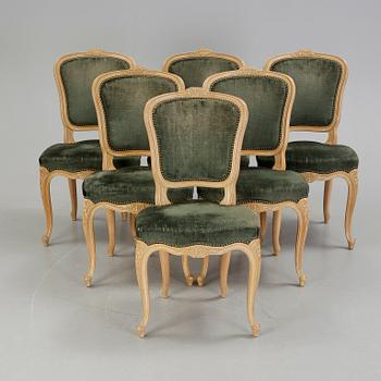 MATSALSGRUPP, 8 delar. Rokokostil, 1900-talets andra hälft.