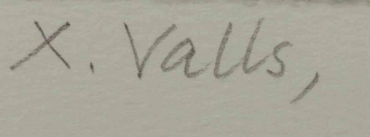 XAVIER VALLS, litografi, signerad och numrerad 188/350.