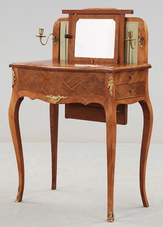 Johan Jacob Eisenblatter, A Swedish Rococo 18th century dressing table attributed to J. J. Eisenbletter.