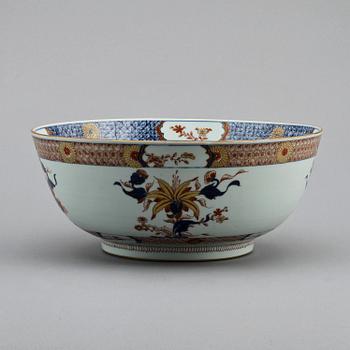 BÅLSKÅL, porslin, Kina, 1700/1800-tal.