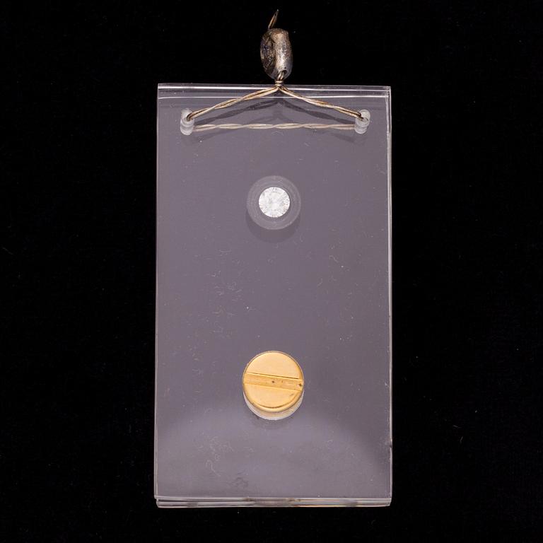 DIAMANT, briljantslipad 0,48 ct F-G (Top Wesselton) / VVS1.