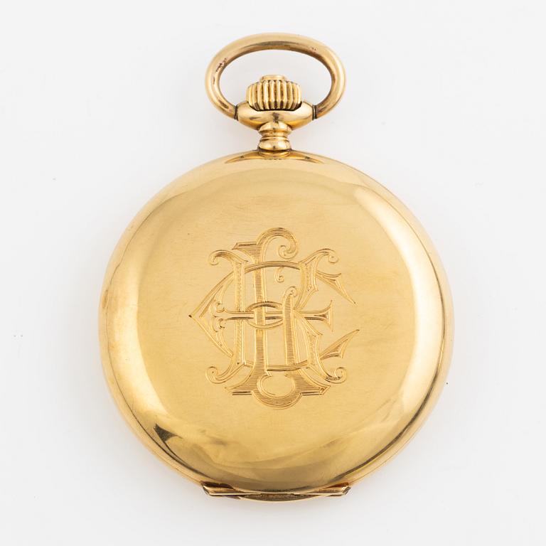Pocket watch, hunter, 51.5 mm.