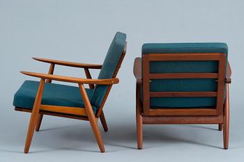 Hans J. Wegner, ARMCHAIRS, A PAIR.
