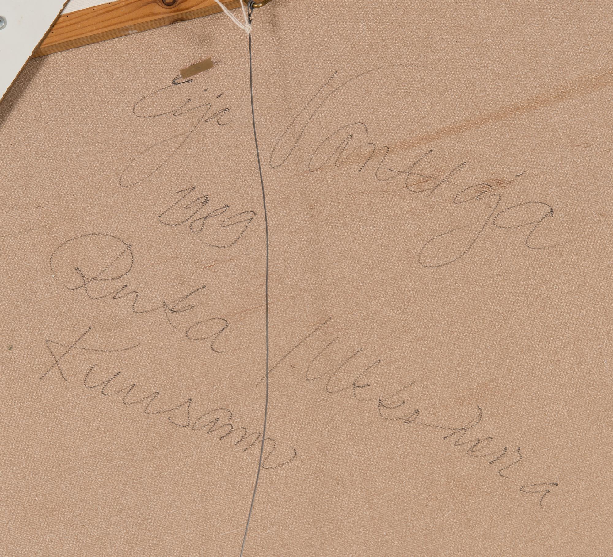 Olavi Heino, oil on canvas, signed and dated 1986 a tergo.