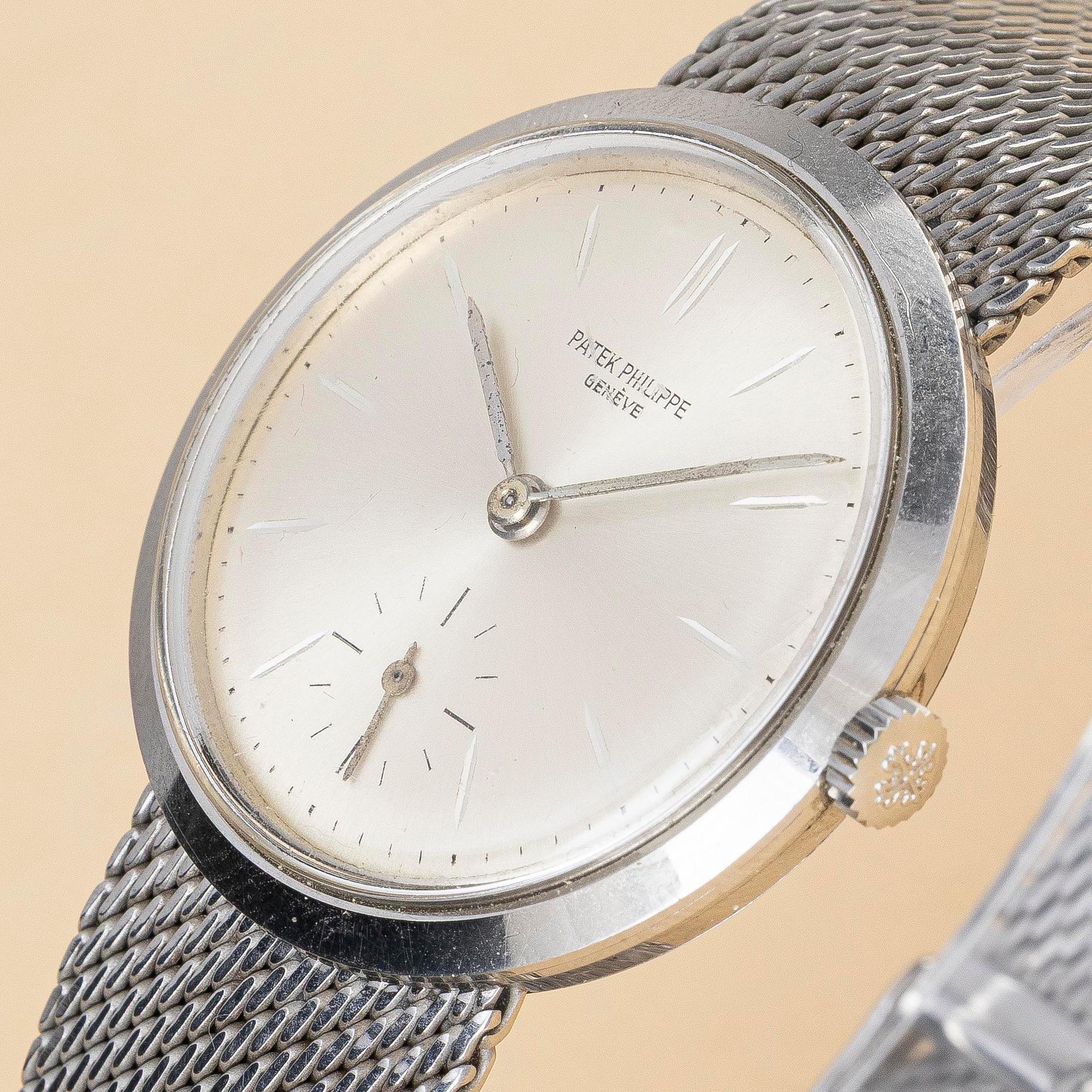 Patek Philippe, "UNROC Bracelet", "Steel Case", ca 1958.
