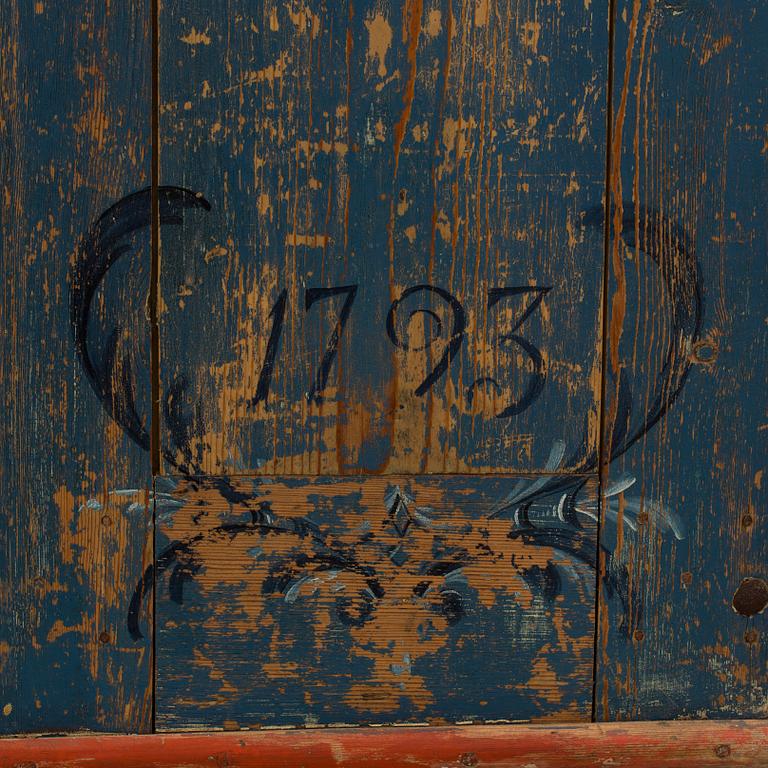 A cupboard dated 1793.