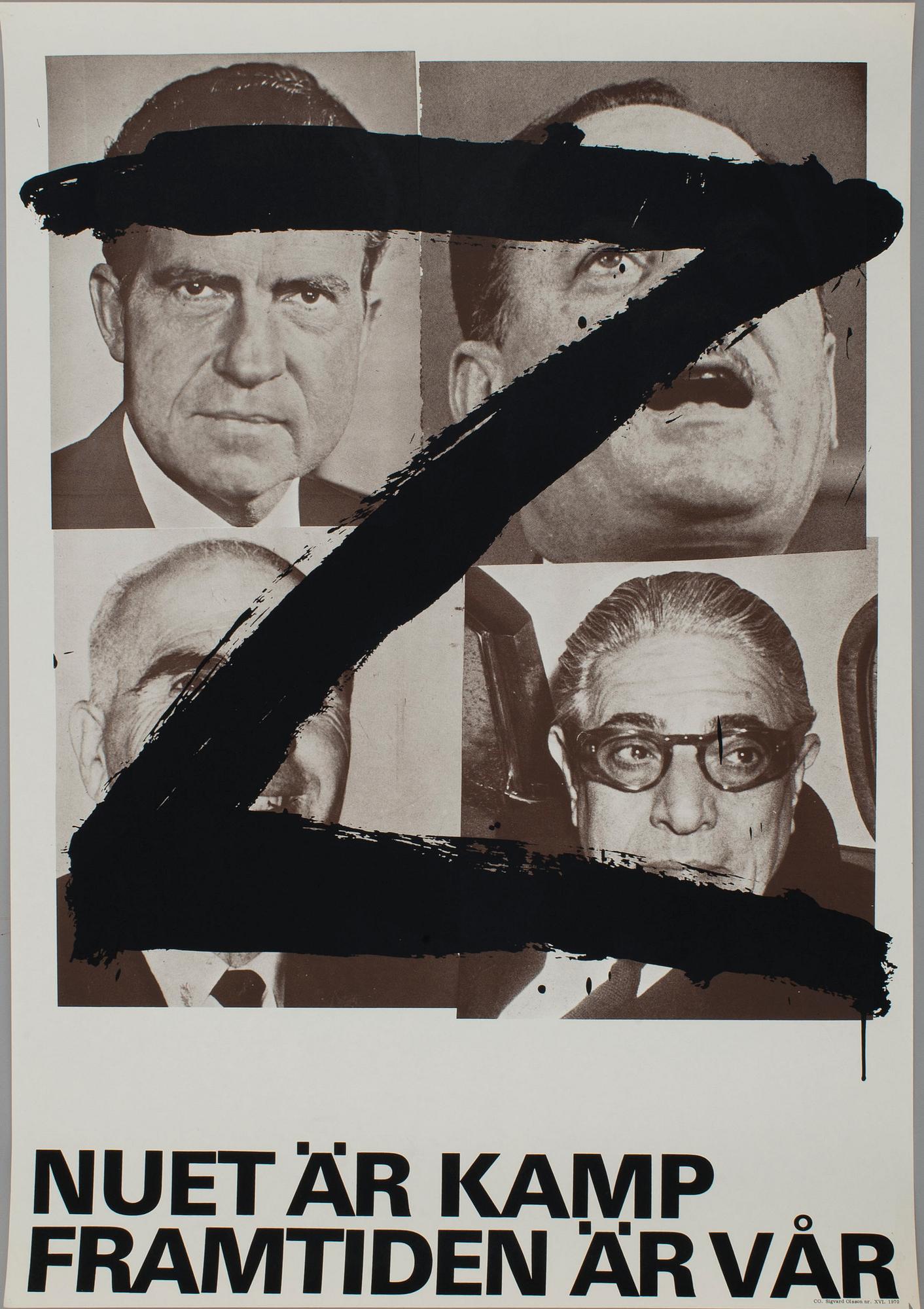 10 political posters from Sweden, 1960s and 70 s, Sweden.