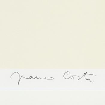 Franco Costa, silkscreen in colours, signed 145/250.