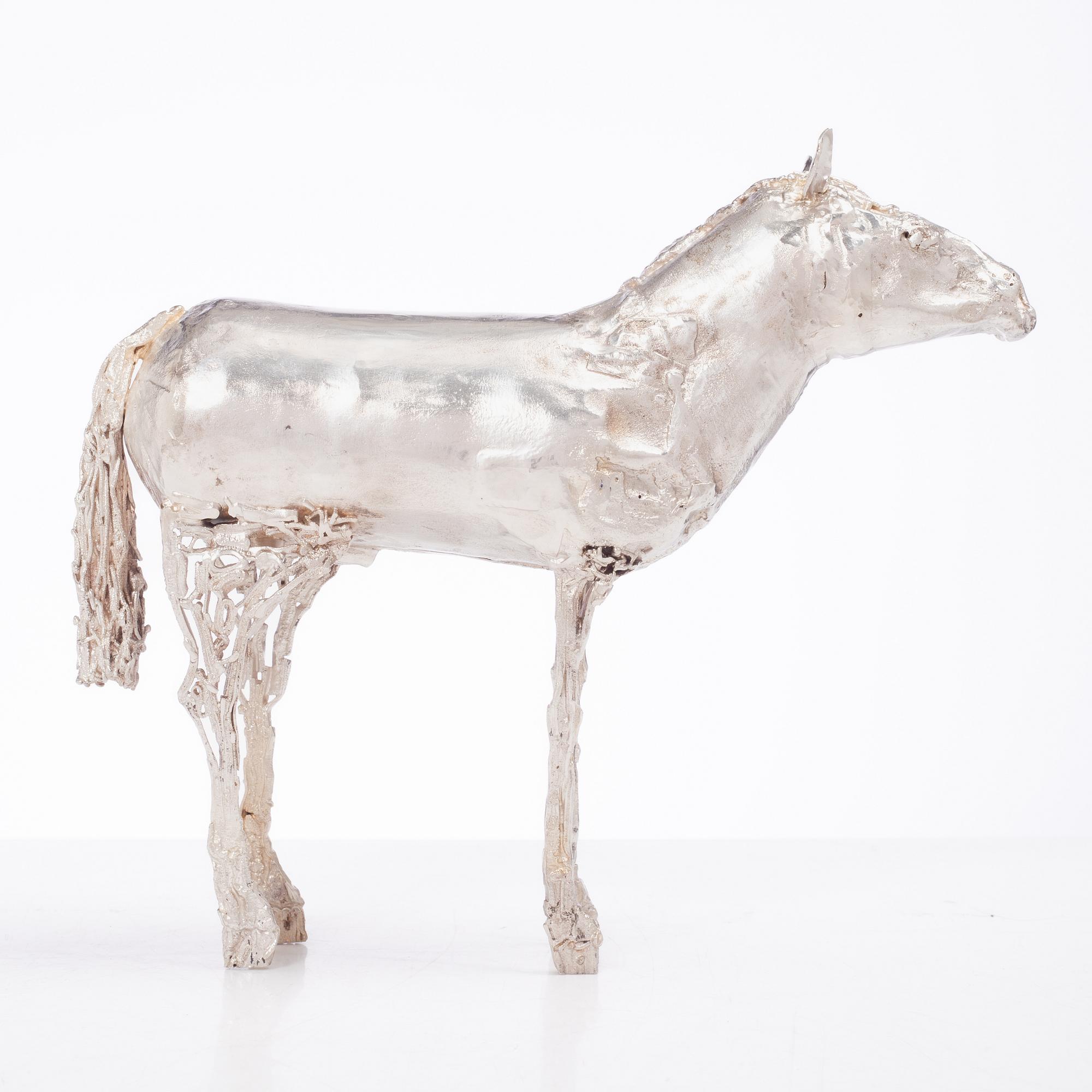 Lars Arby, skulptur, sterling silver, Göteborg, sannolikt 1978.