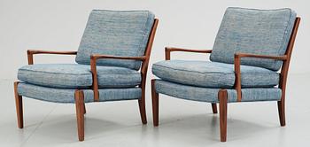 FÅTÖLJER, ett par, Norell 1900-talets andra hälft.