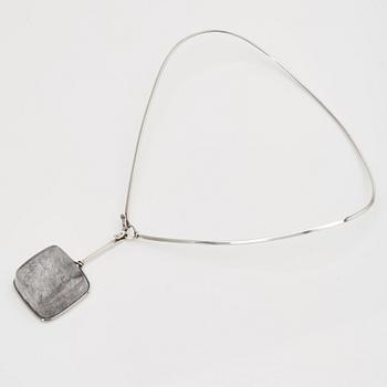 Vivianna Torun Bülow-Hübe, a silver necklace with pendant, executed in her own workshop.